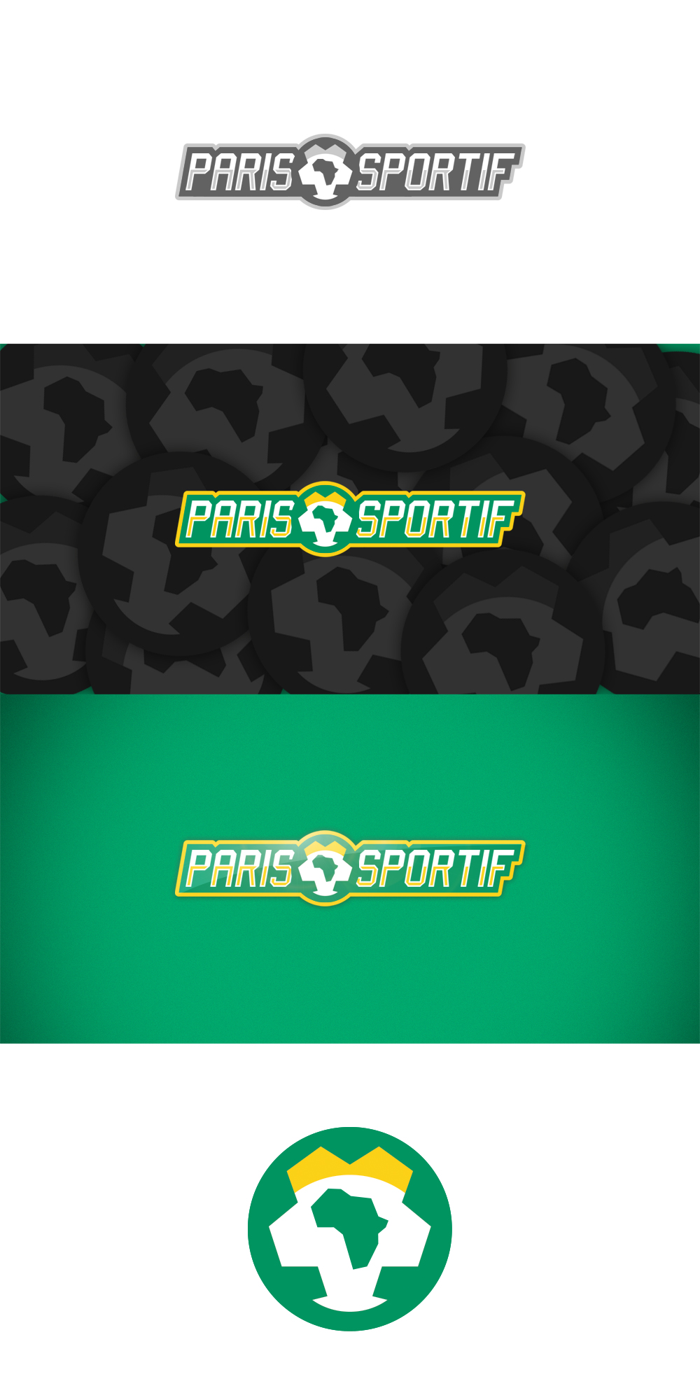 Варианты логотипа Paris Sportif